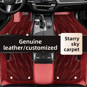 Tapis de sol de voiture en cuir sur mesure, design double couche entièrement enveloppant, antidérapant pour Zeeker - Product Image 2