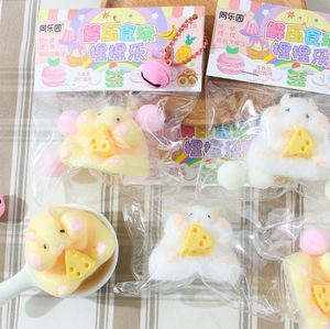 Hamster Squishy Tendance <span class=keywords><strong>TikTok</strong></span>, Jouet Anti-Stress Kawaii en TPR Souple, Cadeau Idéal - Product Image 5