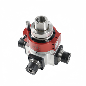 HQD High Speed Angle Heads <b>Aggregates</b> HSK63F Toolholder ER25 Four Sides for ATC Spindle Motor 12000rpm 1:1.43 Reduction HQD High - Product Image 1