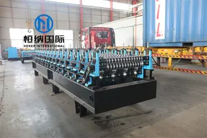 Double Layer Metal Roofing Corrugated Steel Sheet Tile Making Forming Machine