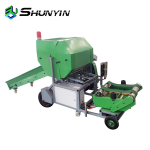 Presse à balles automatique pour ensilage de paille, moteur diesel, capacité de 50 kg à 100 kg, modèle rond - Product Image 3