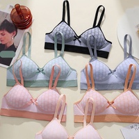 Soutien-gorge d'entraînement sans couture pour femme, bretelles spaghetti réglables, sport, décontracté, respirant, bonnet 3/4, sans armatures, été