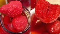 Nouvelle récolte de fraises en conserve avec sirop, fruits rouges comestibles, fournisseur en gros de Chine