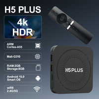 Nuevo TV Box Android 15 H150 4K 2.4&5G WiFi BT con Control Remoto por Voz, 2GB RAM 8GB ROM H5 PLUS 2026