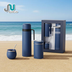 Jarra de Vacío de Acero Inoxidable OEM con Boquilla de Pico de Águila para Té Mate, Logotipo Personalizado, Venta al por Mayor a Granel - Product Image 1
