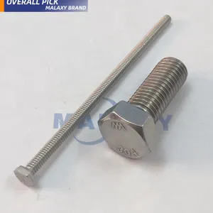 MALAXY Ss Hex Bolt 316 Bolt Factory Price Stainless Steel 304 316 stainless hexagonal screw