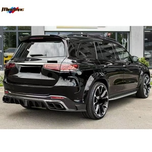 Kits de lèvres en fibre de carbone Grilles de voiture Accessoires de pare-chocs Bodykit pour <span class=keywords><strong>Mercedes</strong></span> Benz <span class=keywords><strong>GLS</strong></span> Class GLS63 X167 <span class=keywords><strong>AMG</strong></span> Mise à niveau vers MSY Body Kit - Product Image 4