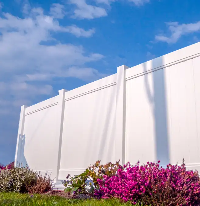 Economical Custom Design Vinyl Plastic Privacy Fence Panels For Garden and House