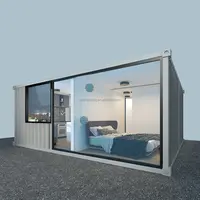 Популярные модульные контейнерные дома 20 футов, экологически чистые мобильные контейнерные дома с 2 спальнями для продажи