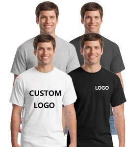 Camiseta de Punto para Hombre Evertop, Diseño OEM, Impresión DTG, Talla Grande, Extra Grande, Holgada, Lisa, Camisa <span class=keywords><strong>Blanca</strong></span> - Product Image 1