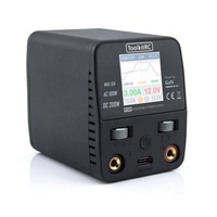 Fuente de Alimentación de Escritorio Mini Ajustable ToolkitRC P200 V2, 30V AC100W DC200W 10A GaN, con Salida USB