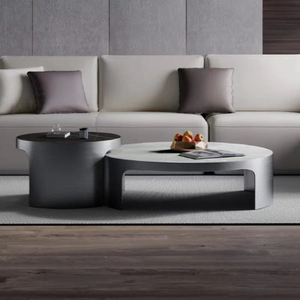 Ensemble de tables basses de luxe haut de gamme Haavk 2025 – Mobilier de salon moderne en acier inoxydable, écologique, durable et facile à nettoyer - Product Image 3