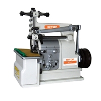 Machine à coudre surjeteuse à point coquille pour motifs décoratifs de vêtements BT-38/27/17/18