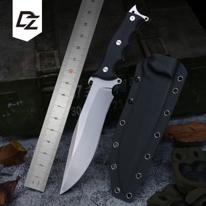 Cuchillo de Combate Recto de Acero Inoxidable de Alta Calidad Night Devil, Mango G10, Personalizable, OEM, para Supervivencia al Aire Libre, Camping, Bolsillo, EDC - Product Image 2
