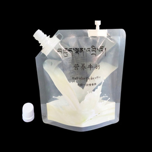 Bolsa de embalaje de leche personalizada de 16x24, bolsa con boquilla para productos lácteos y jugos de calidad alimentaria. - Product Image 2