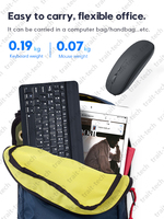 Tablet klavye Mouse Combos 10 inç evrensel Tablet ofis için kablosuz klavye fare seti