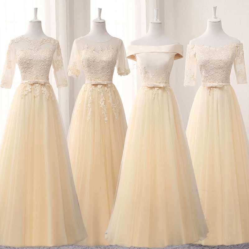 sachin and babi light blue dress Blue, Pink and Ivory Bridesmaid Dresses
