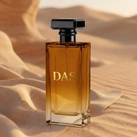 Flacon de parfum en verre mince de 90 ml, noir, avec logo personnalisé, OEM, de luxe, pour vente en gros, conteneur cosmétique vide