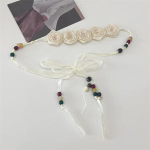 All'ingrosso catena di caffè marrone <span class=keywords><strong>Beige</strong></span> in vita per le donne <span class=keywords><strong>cintura</strong></span> bohémien High-end stile etnico legante cinture di corda - Product Image 3