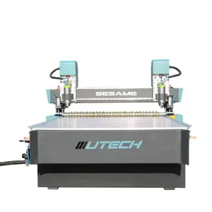 UTECH SESAME Double head CNC wood router milling machine