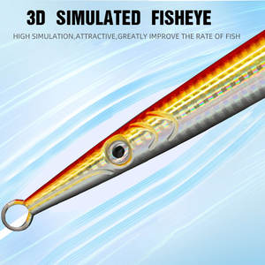 T07 özel 60G-400G hızlı batan Offshore balıkçılık Metal kurşun lazer etkisi Jigbait balıkçılık batan jig cazibesi - Product Image 5
