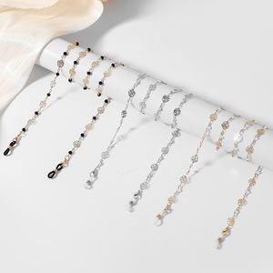 Venta al por mayor <span class=keywords><strong>cadena</strong></span> de correa de <span class=keywords><strong>gafas</strong></span> ligera antideslizante personalizada <span class=keywords><strong>para</strong></span> máscaras faciales <span class=keywords><strong>gafas</strong></span> de sol 73cm de longitud modelo F036/F136 hecho en China - Product Image 6