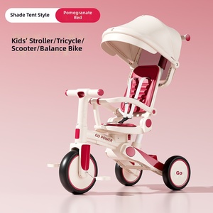 Tricycles et vélos à pédales pour enfants de 1 à <span class=keywords><strong>6</strong></span> ans, poussettes, vélos à pédales pour enfants pouvant être utilisés à la poussée, à la conduite ou à l'assise. - Product Image 1