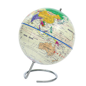 Diamètre d'usine de 20cm, support globe du <span class=keywords><strong>monde</strong></span> en métal, globe de bureau décoratif moderne et Antique - Product Image 4