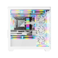 Boîtier PC de bureau AntarcChill de haute qualité avec verre trempé transparent intégré pour PC de musique et PC de jeu