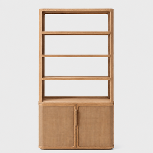 Buffet et vitrine élégants et modernes avec poignées <span class=keywords><strong>en</strong></span> bois sculpté finies à la main et charnières à fermeture amortie pour villa de luxe et maison d'hôtes - Product Image 6