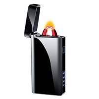 Nouveau briquet à arc électrique haute puissance, grande capacité, éclairage LED, rechargeable par USB