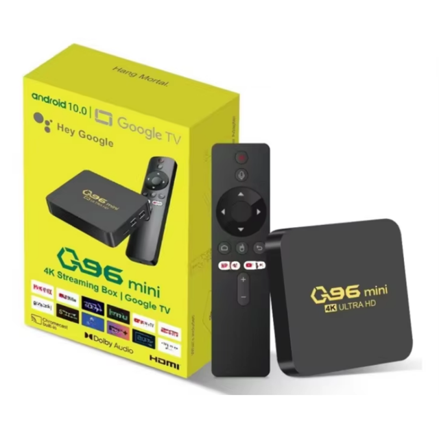 Q96MINI High Quality Android 13 Smart TV Box H313 Quad Core 2.4G WIFI 4K 8GB+128GB Media Player Set Top Box