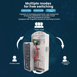 Phòng Tập Thể Dục Locker Văn Phòng Swipe Thẻ Keyless Cảm Ứng Kỹ Thuật Số Tuya Swipe Thẻ Mật Khẩu Bàn Phím Thông Minh Vân Tay Ngăn Kéo Khóa - Product Image 2