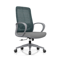 Milieu Du Dos Support Lombaire Fauteuil Visiteur Personnel De Travail Exécutif Ergonomique Chaise De Bureau