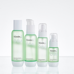 beauté Besoins vaporisateur 30ML 50ML 80ML 100ML 120ML Vert Mat En Plastique Cosmétique emballage Bouteille vide pour la lotion - Product Image 3