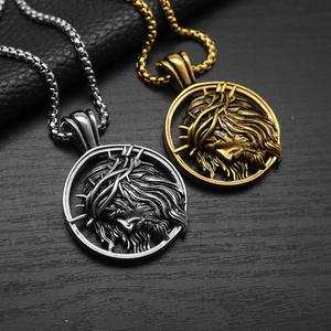 Hip Hop Punk Hollow Jesus Religious Trend Waterproof <b>Stainless</b> <b>Steel</b> Fashion Jewelry Pendant <b>Necklaces</b> for <b>Mens</b> Wholesale 2025 - Product Image 1