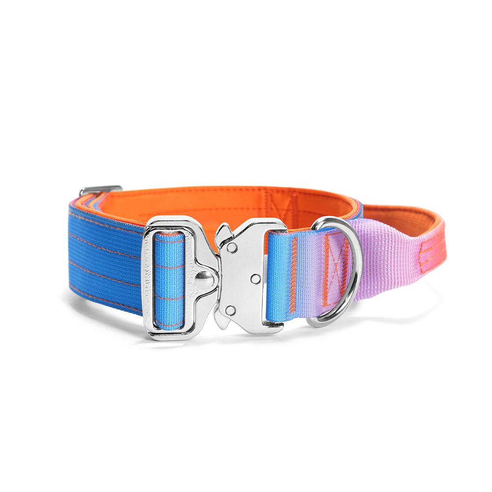 Dégradé bleu violet orange