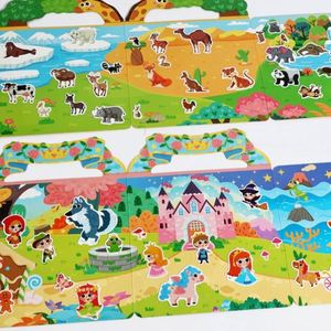 Boys Girls Birthday Christmas <b>Gifts</b> Colorful 6 Fun Themes Reusable <b>Creative</b> Sticker Books for Toddlers 3-6 - Product Image 4
