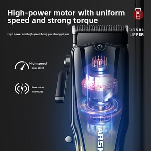 Tagliacapelli Professionale da Uomo con Display LCD, Lame in Acciaio Inossidabile, 3 Ore di Autonomia, Taglio Capelli Definitivo <span class=keywords><strong>a</strong></span> Casa - Product Image 5