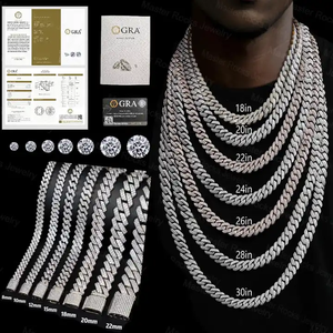 8Mm Cổ Phiếu Đồng Bằng Miami Cuba Liên Kết 925 Sterling Bạc Tùy Chỉnh Kích Thước Hip Hop Người Đàn Ông Cuba Chuỗi - Product Image 4