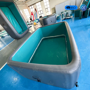 <span class=keywords><strong>Piscine</strong></span> hors sol géante de <span class=keywords><strong>5</strong></span> <span class=keywords><strong>pieds</strong></span> de profondeur, pliable, <span class=keywords><strong>gonflable</strong></span>, avec poignées, pour la natation en plein air - Product Image 2