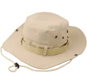 Gorro digital metálico de tamanho grande com cordas personalizáveis, chapéu balde personalizado de secagem rápida para uso ao ar livre