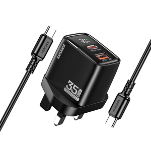 Usine en gros KAKUSIGA Usb-c Port adaptateur secteur QC3.0 PD35 <span class=keywords><strong>Watt</strong></span> chargeur de câble de charge rapide - Product Image 3