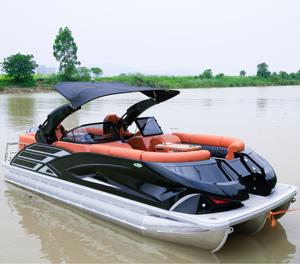 Yate Deportivo de Lujo Kinocean 2025, Bote Pontón de Alto Rendimiento de 7m para Regatas Costeras, Esquí Acuático, Turismo y Cruceros - Product Image 1