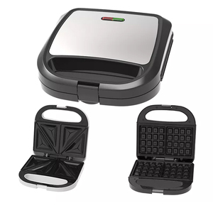 Appareil à sandwichs, gaufres et beignets 3 en 1 Aifa Round Omelet Crepe Arepe électrique détachable - Product Image 3