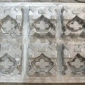 Custom Big Tier Aluminum Mould Pulp Molding Molds Egg Packaging Tray Plate Mold