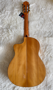 <span class=keywords><strong>Guitarra</strong></span> Clásica Española de Flamenco Geake K-300C de Alta Calidad, Tamaño 4/4, Acabado Brillante, Abeto Macizo, Mástil de Palisandro y Caoba, Agagis - Product Image 2