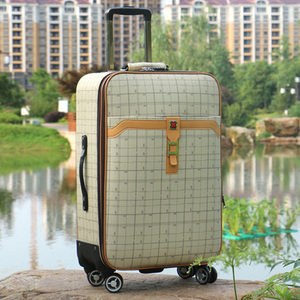 Popular 20 24 28 Inch Pu Leather Printing Luggage Set Airport Boarding Travel Bag <strong>Flight</strong> Luggage Case Outdoor Trolley <strong>Suitcase</strong> - Product Image 6