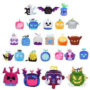 Fábrica al por mayor de alta calidad 35 tipos de personajes de juegos de dibujos animados populares Blox frutas juguetes de peluche