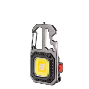 Type C <b>Rechargeable</b> COB <b>Work</b> Keychain <b>Light</b> With Bottle Opener Multi-function Emergency Lamp Mini COB <b>LED</b> Flashlight - Product Image 1